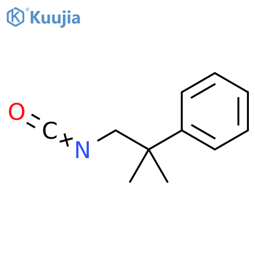 (1-isocyanato-2-methylpropan-2-yl)benzene structure
