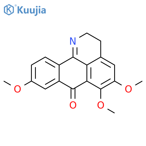 7H-Dibenzo[de,h]quinolin-7-one, 2,3-dihydro-5,6,9-trimethoxy- structure