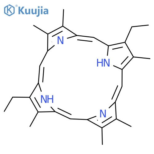 21H,23H-Porphine, 2,13-diethyl-3,7,8,12,17,18-hexamethyl- structure