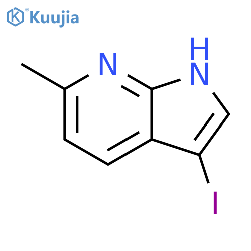 3-Iodo-6-methyl-1H-pyrrolo[2,3-b]pyridine structure