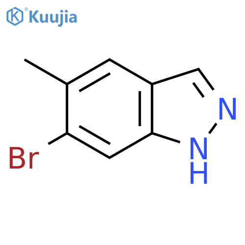 6-Bromo-5-methyl-1H-indazole structure