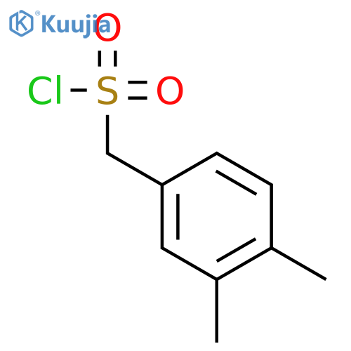 (3,4-Dimethylphenyl)methanesulfonyl Chloride structure