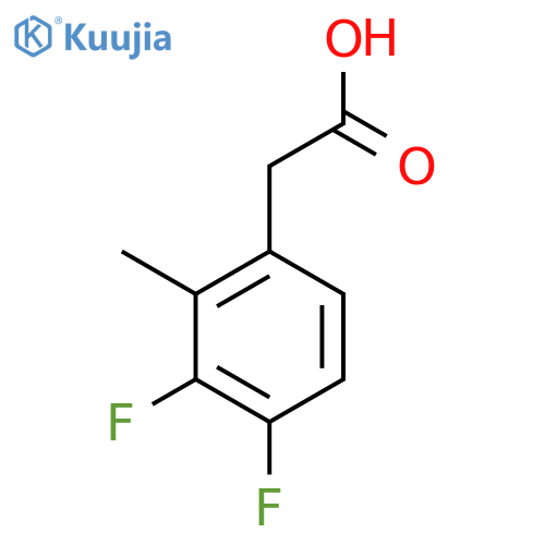 2-(3,4-Difluoro-2-methylphenyl)acetic acid structure