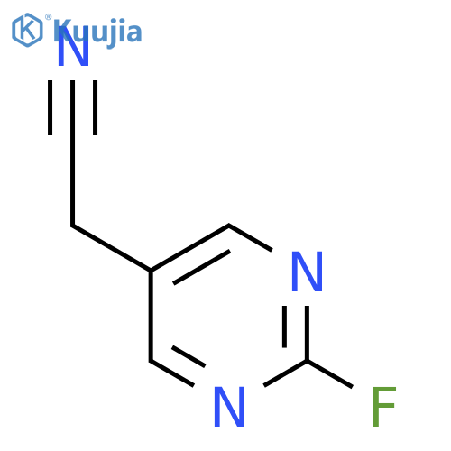 2-(2-Fluoropyrimidin-5-yl)acetonitrile structure
