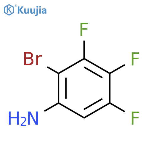2-Bromo-3,4,5-trifluoroaniline structure