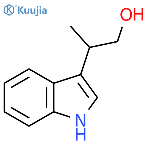 2-(1H-Indol-3-yl)propan-1-ol structure