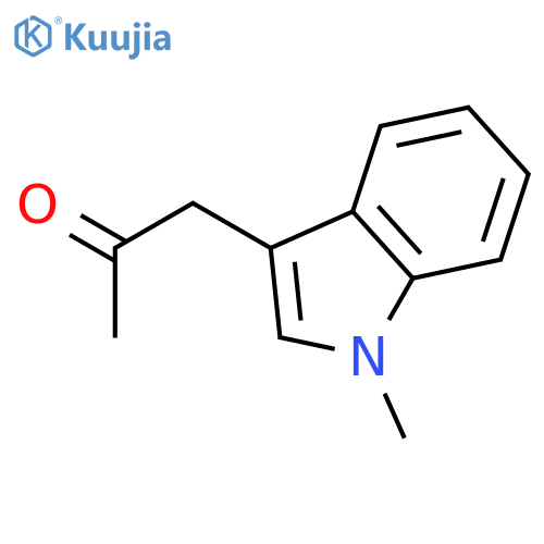 1-(1-methyl-1H-indol-3-yl)propan-2-one structure
