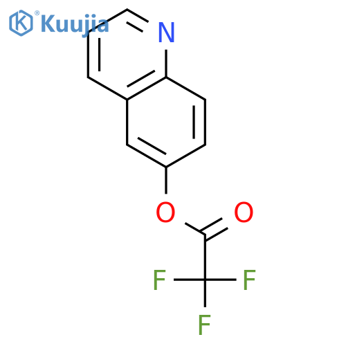 Aceticacid, 2,2,2-trifluoro-, 6-quinolinyl ester structure