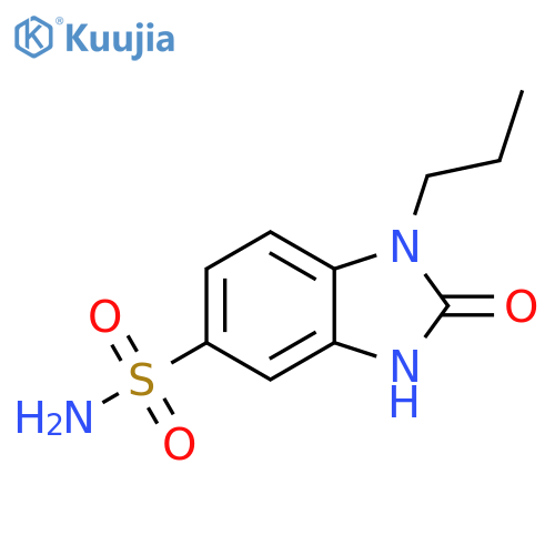 2-oxo-1-propyl-2,3-dihydro-1H-1,3-benzodiazole-5-sulfonamide structure