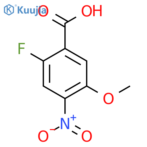 2-Fluoro-5-methoxy-4-nitrobenzoic acid structure