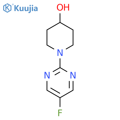 1-(5-Fluoropyrimidin-2-yl)piperidin-4-ol structure