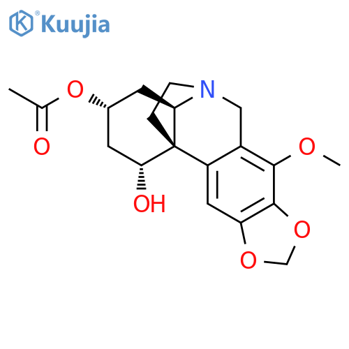 Crinan-1,3-diol,7-methoxy-, 3-acetate, (1a,3a)- (9CI) structure