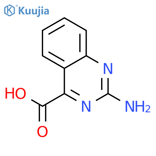 2-Aminoquinazoline-4-carboxylic acid structure