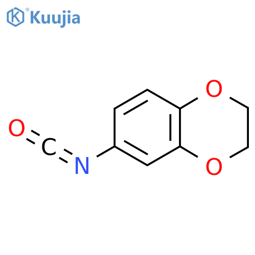 6-Isocyanato-2,3-dihydro-1,4-benzodioxine structure