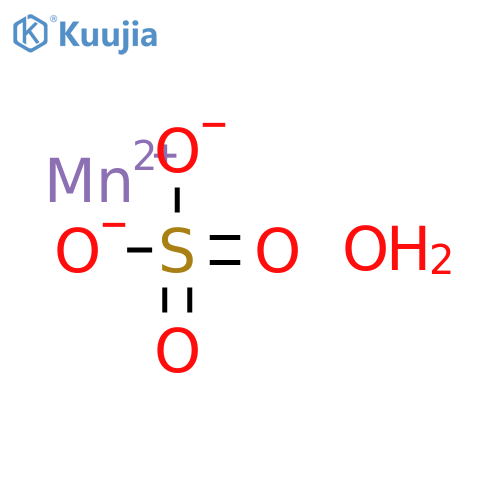 Manganese sulfate monohydrate structure