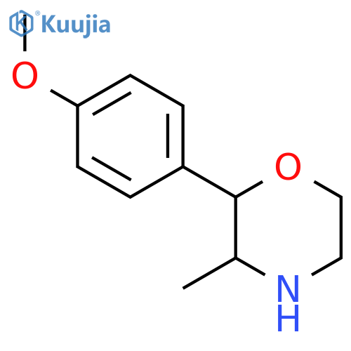 2-(4-Methoxyphenyl)-3-methylmorpholine structure