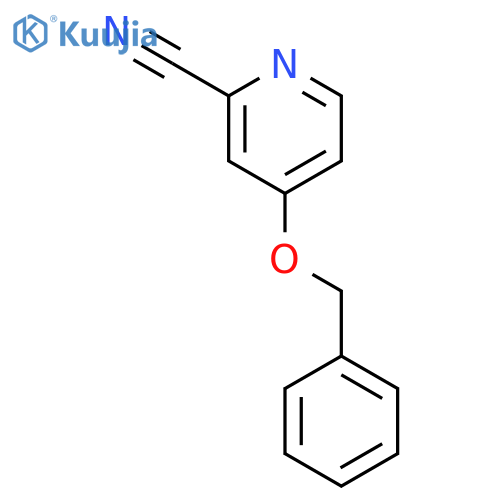 4-(Benzyloxy)picolinonitrile structure