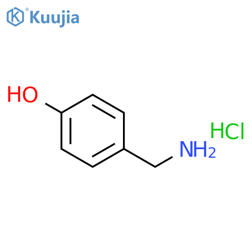 4-(aminomethyl)phenol hydrochloride structure