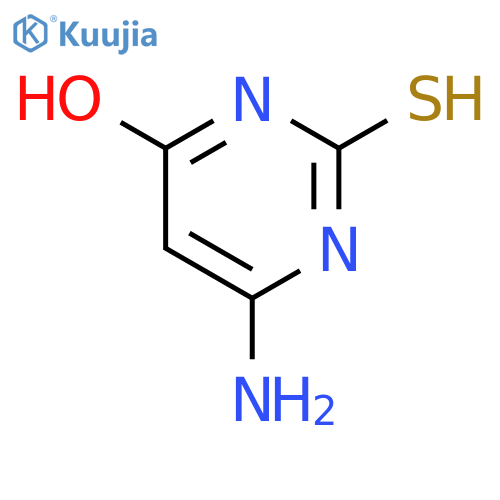 6-amino-2-sulfanylidene-1,3-dihydropyrimidin-4-one structure