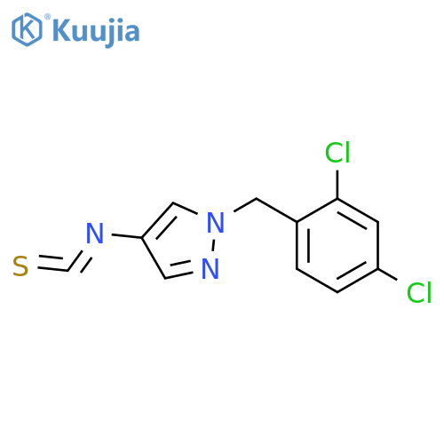 1-(2,4-dichlorophenyl)methyl-4-isothiocyanato-1H-pyrazole structure