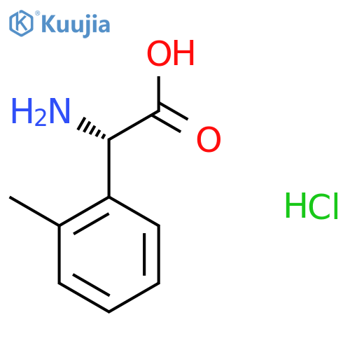 (S)-2-Amino-2-(o-tolyl)acetic acid hydrochloride structure