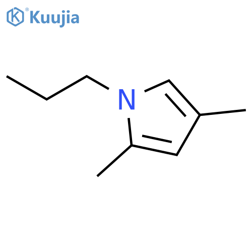 1H-Pyrrole, 2,4-dimethyl-1-propyl- structure