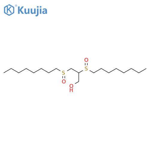 2,3-bis(octane-1-sulfinyl)propan-1-ol structure