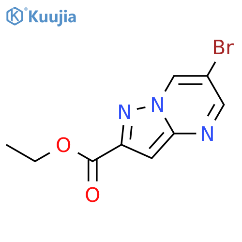 Ethyl 6-bromopyrazolo1,5-apyrimidine-2-carboxylate structure