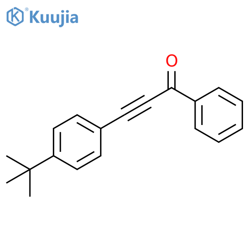 2-Propyn-1-one, 3-[4-(1,1-dimethylethyl)phenyl]-1-phenyl- structure