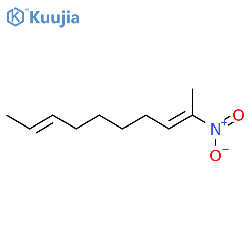 2,8-Decadiene, 2-nitro-, (E,E)- structure
