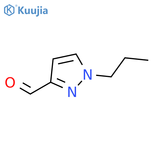 1-propyl-1H-pyrazole-3-carbaldehyde structure