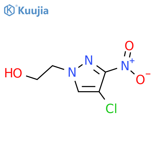 2-(4-Chloro-3-nitro-1H-pyrazol-1-yl)ethanol structure