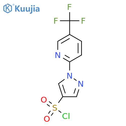 1-5-(Trifluoromethyl)pyridin-2-yl-1H-pyrazole-4-sulphonyl Chloride structure