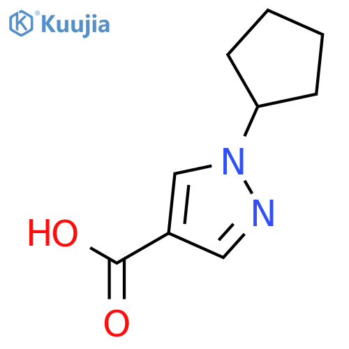 1-Cyclopentyl-1H-Pyrazole-4-Carboxylic acid structure