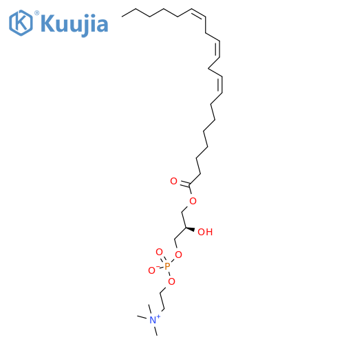 3,5,9-Trioxa-4-phosphanonacosa-17,20,23-trien-1-aminium, 4,7-dihydroxy-N,N,N-trimethyl-10-oxo-, inner salt, 4-oxide, (7R,17Z,20Z,23Z)- structure