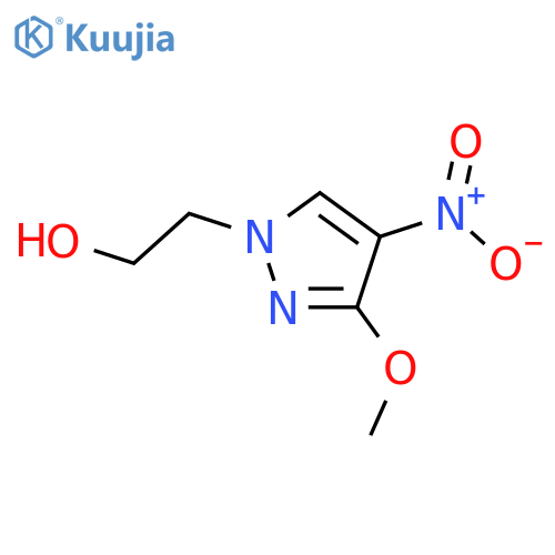 2-(3-methoxy-4-nitro-1H-pyrazol-1-yl)ethan-1-ol structure