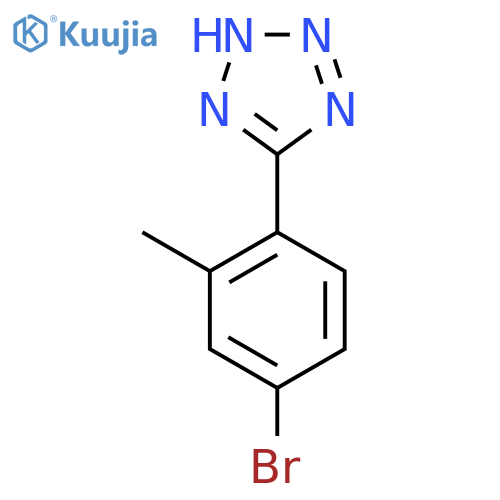 5-(4-Bromo-2-methylphenyl)-1H-tetrazole structure