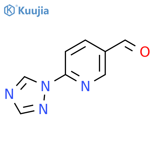 6-(1H-1,2,4-Triazol-1-yl)pyridine-3-carbaldehyde structure