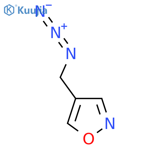 4-(Azidomethyl)-1,2-oxazole structure