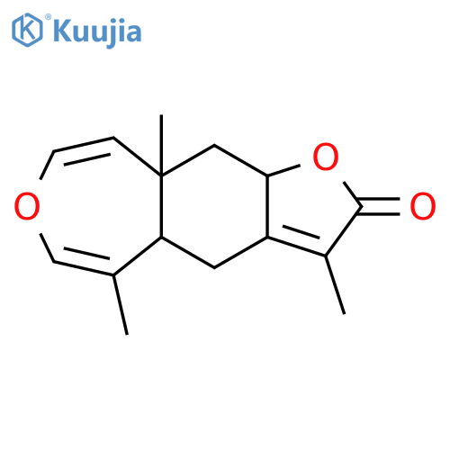 Furo[2,3-h][3]benzoxepin-2(4H)-one,4a,9a,10,10a-tetrahydro-3,5,9a-trimethyl- (9CI) structure