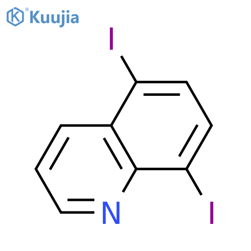 QUINOLINE, 5,8-DIIODO- structure