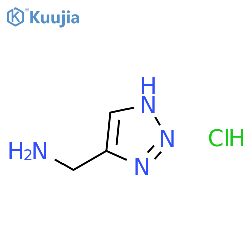 (1H-1,2,3-Triazol-4-yl)methanamine hydrochloride structure