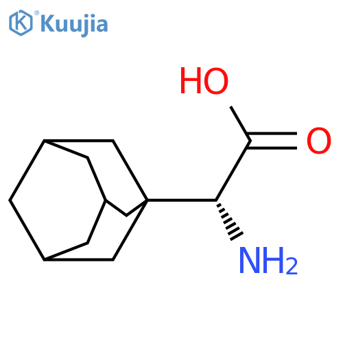 (2R)-2-(1-adamantyl)-2-amino-acetic acid structure