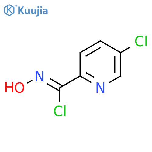 N-Hydroxy-(5-chloropyridine)-2-carbonimidoyl chloride structure