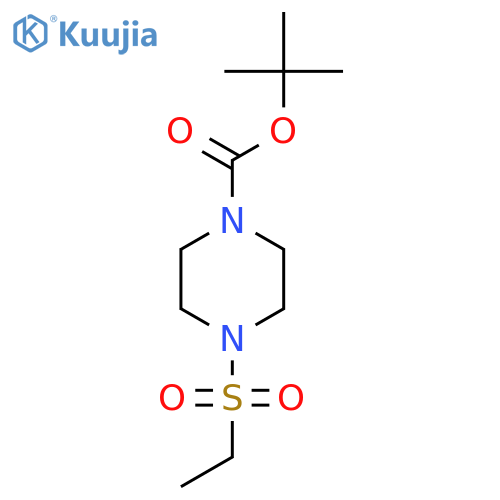 Tert-Butyl 4-(ethanesulfonyl)-piperazine-1-carboxylate structure