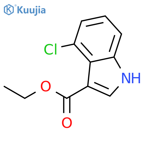Ethyl 4-chloro-1H-indole-3-carboxylate structure