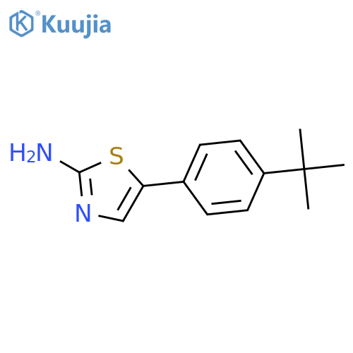 2-Thiazolamine, 5-[4-(1,1-dimethylethyl)phenyl]- structure