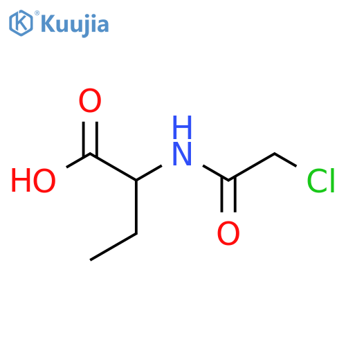 N-Chloroacetyl-DL-2-aminobutyric Acid structure
