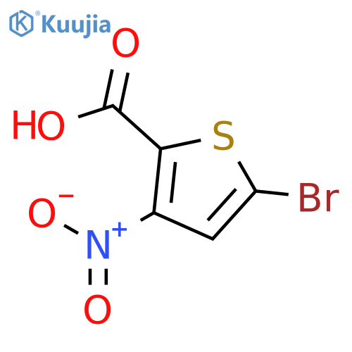 5-Bromo-3-nitrothiophene-2-carboxylic acid structure