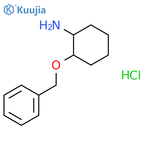 (1R,2R)-2-(Benzyloxy)cyclohexanamine hydrochloride structure